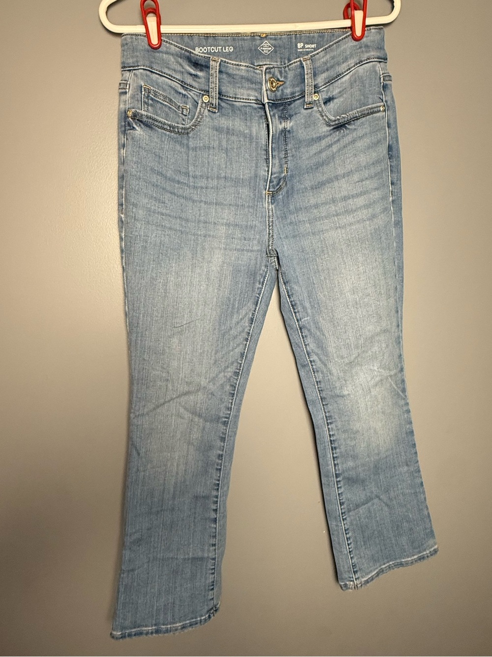 St. John's Bay Women's Sz 8P Short Bootcut Leg Denim Jeans